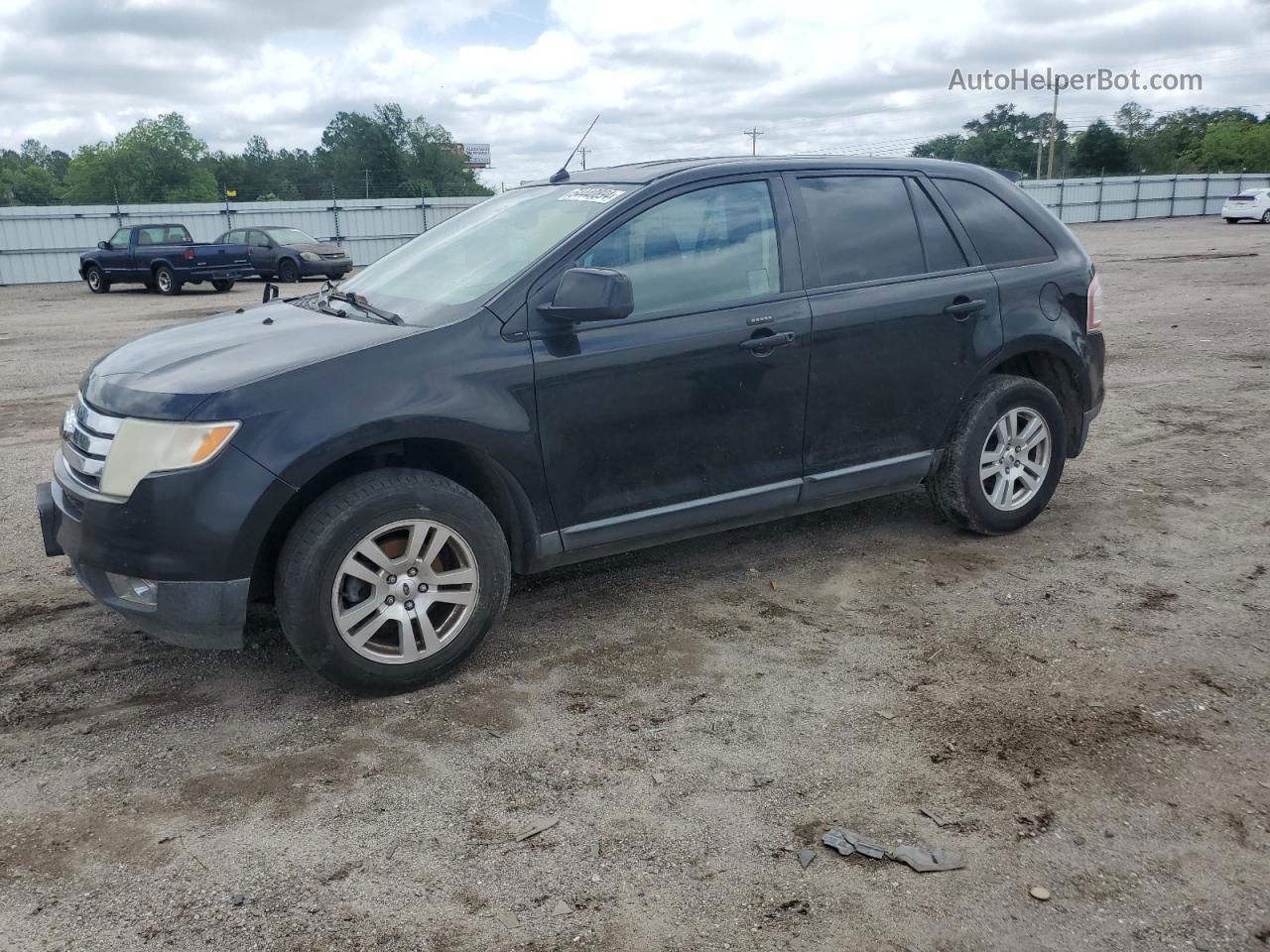 2008 Ford Edge Sel Black vin: 2FMDK38C18BA51959