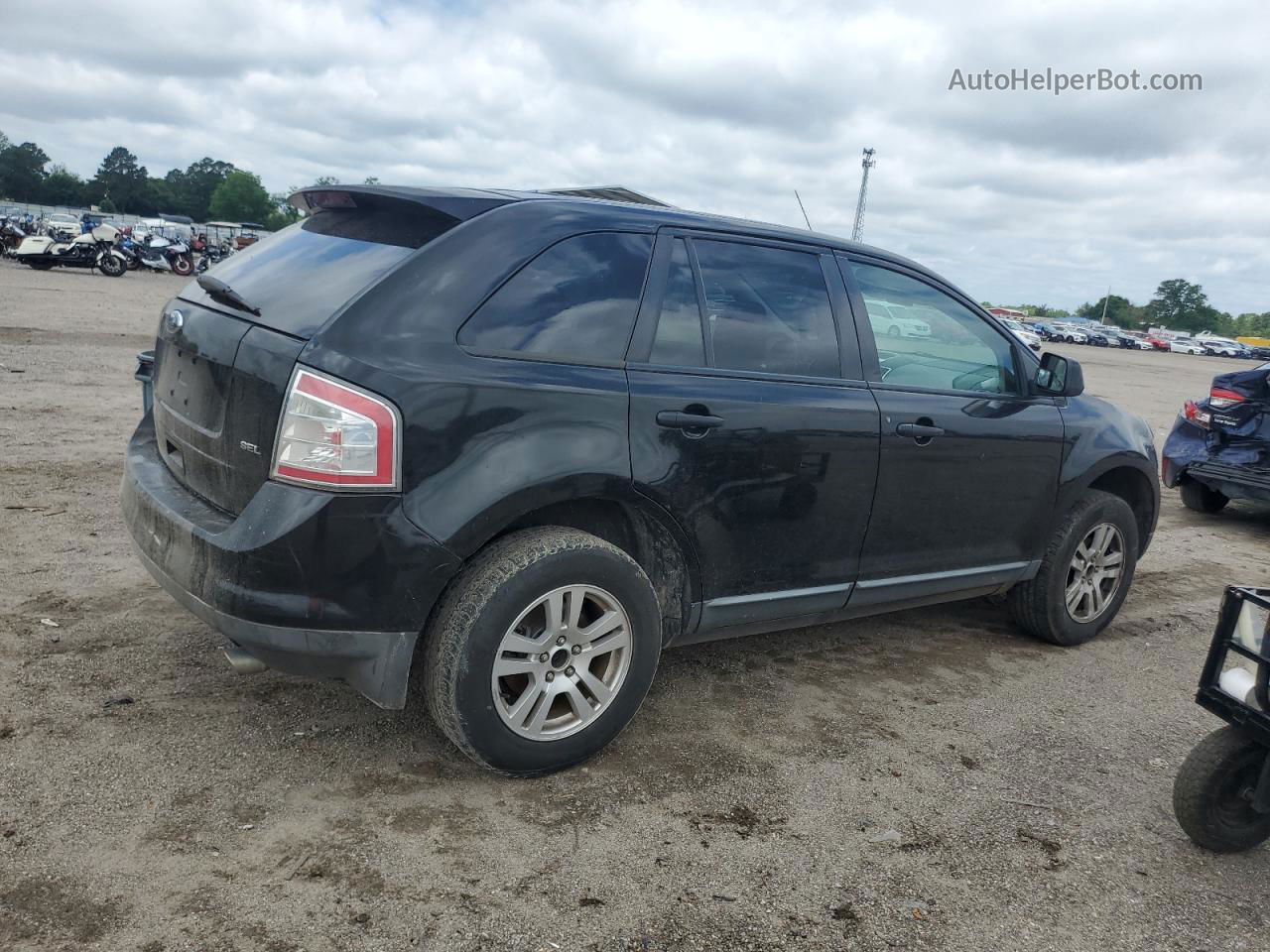 2008 Ford Edge Sel Black vin: 2FMDK38C18BA51959