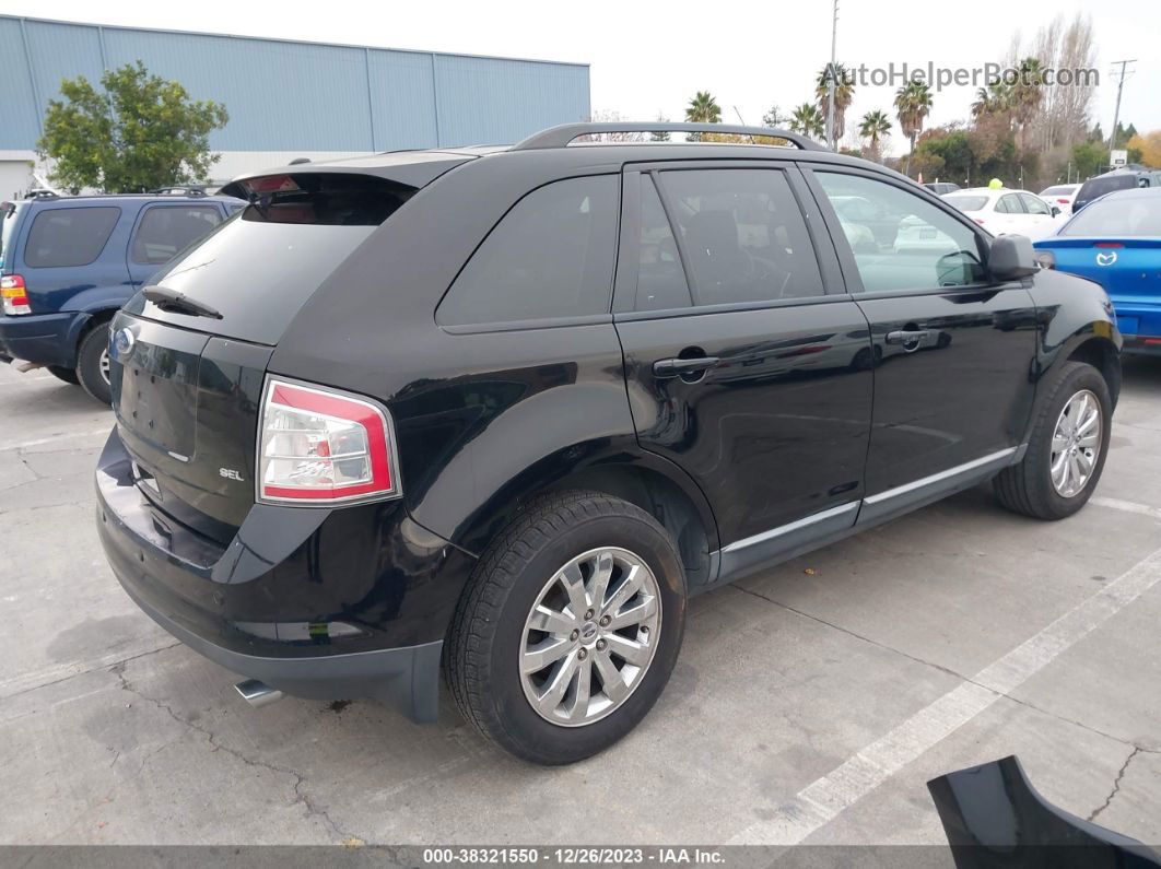 2008 Ford Edge Sel Черный vin: 2FMDK38C28BA11874