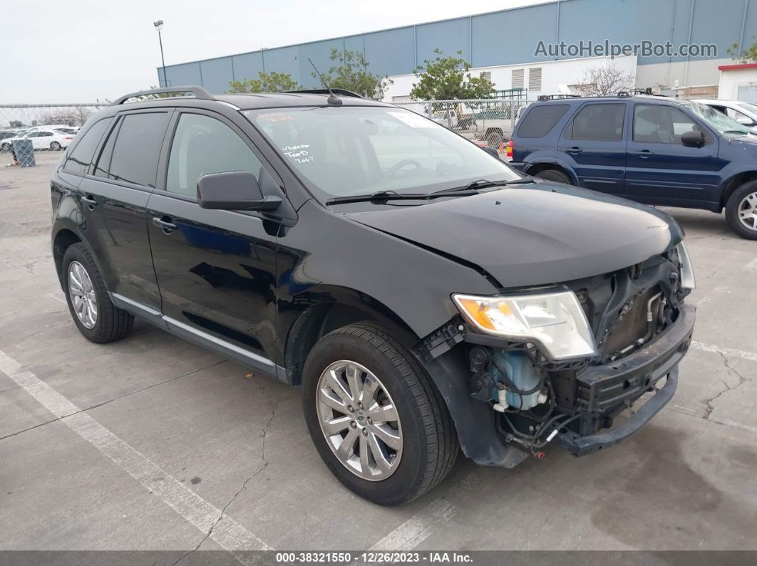 2008 Ford Edge Sel Черный vin: 2FMDK38C28BA11874