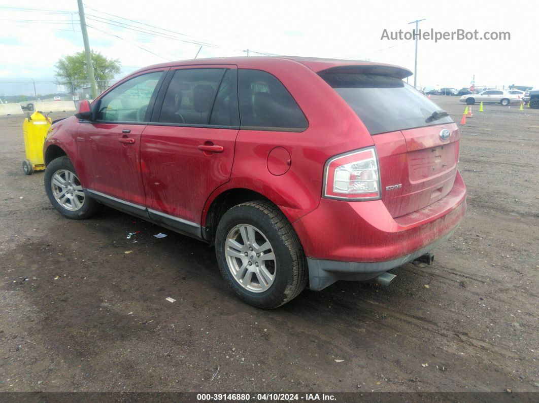 2008 Ford Edge Sel Red vin: 2FMDK38C28BA26813