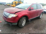 2008 Ford Edge Sel Red vin: 2FMDK38C28BA26813