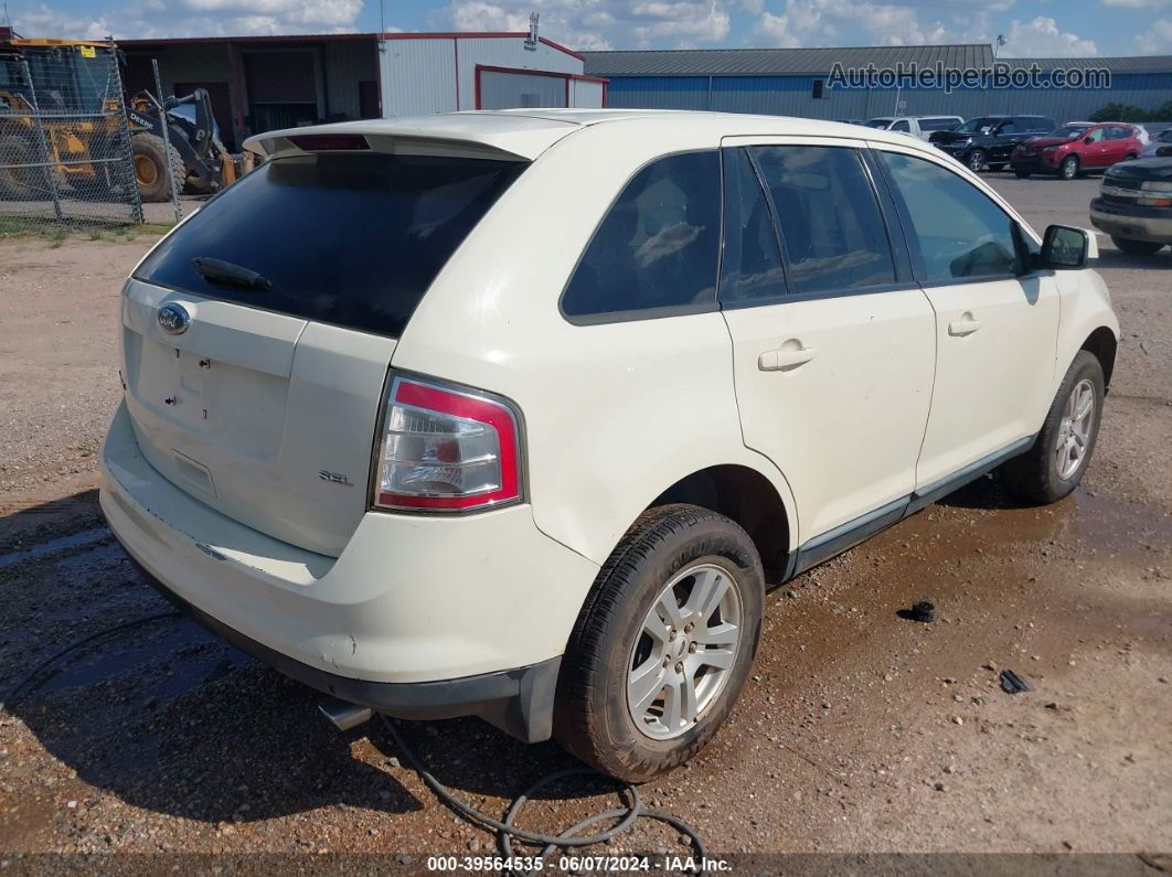 2008 Ford Edge Sel Cream vin: 2FMDK38C28BA50805