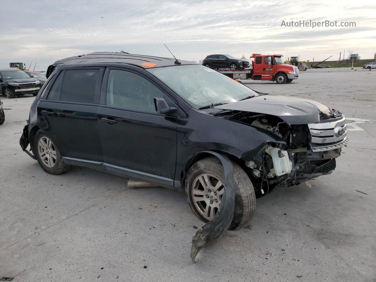 2008 Ford Edge Sel Черный vin: 2FMDK38C28BA73601