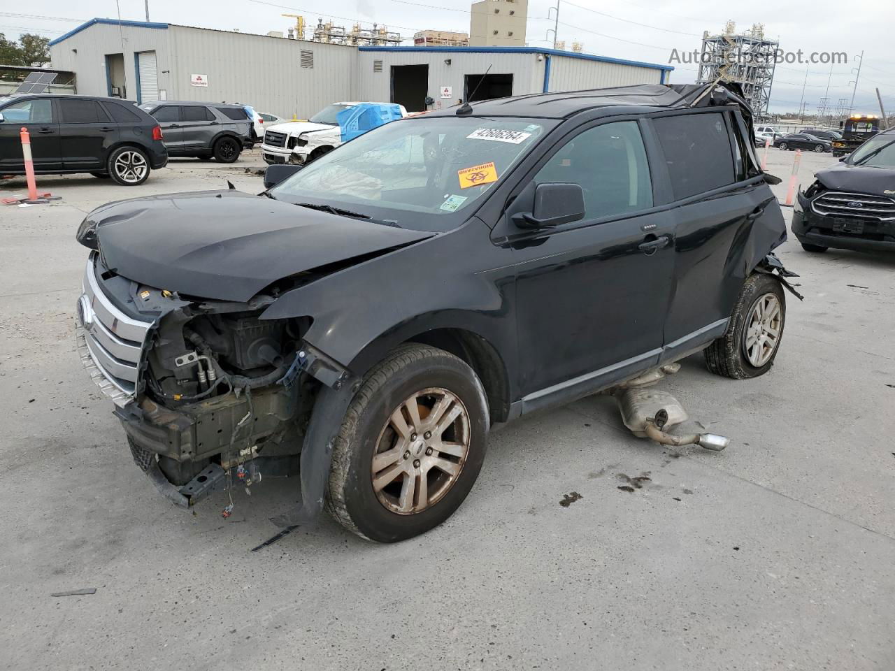 2008 Ford Edge Sel Черный vin: 2FMDK38C28BA73601