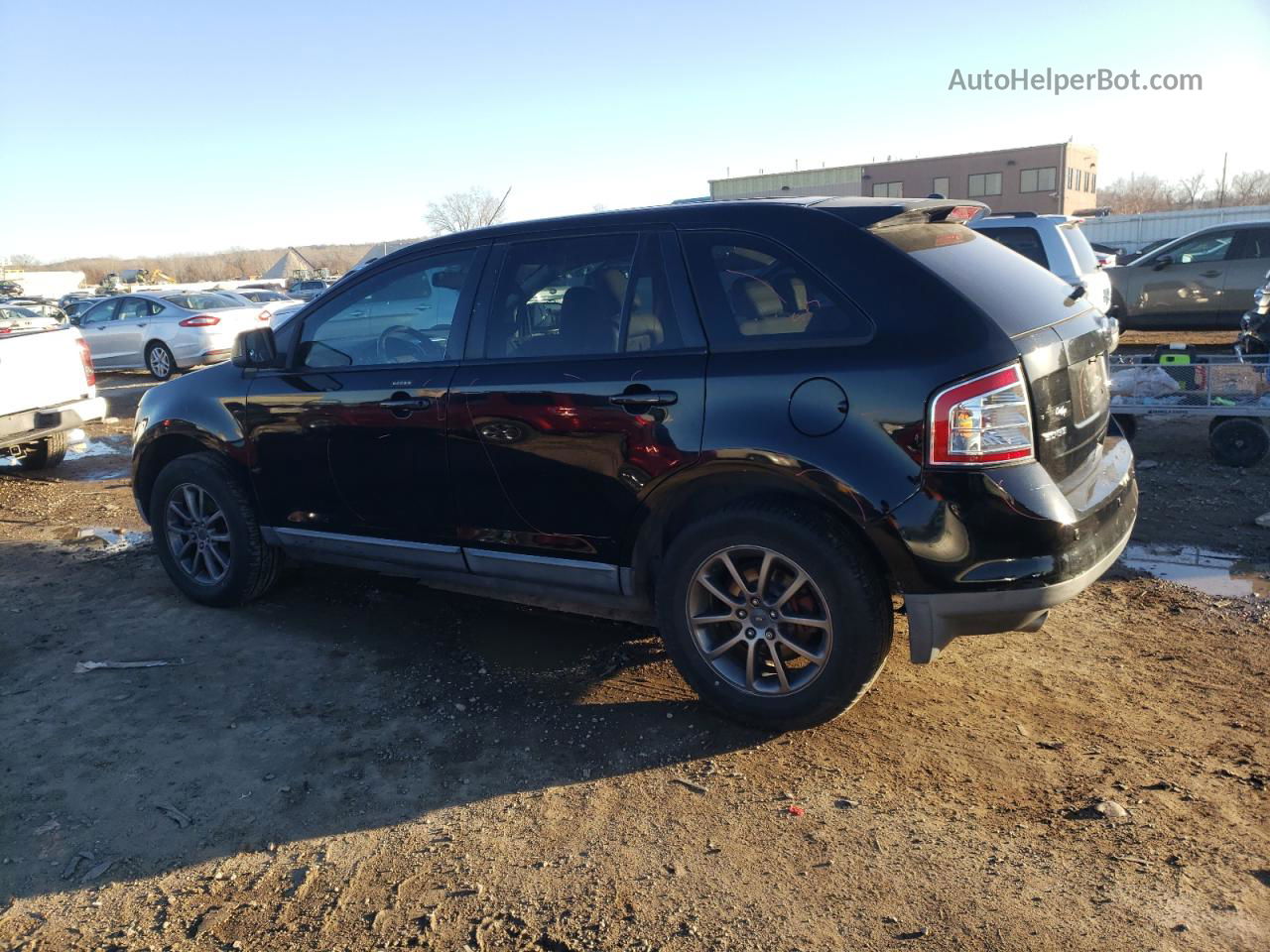 2008 Ford Edge Sel Black vin: 2FMDK38C28BB09433