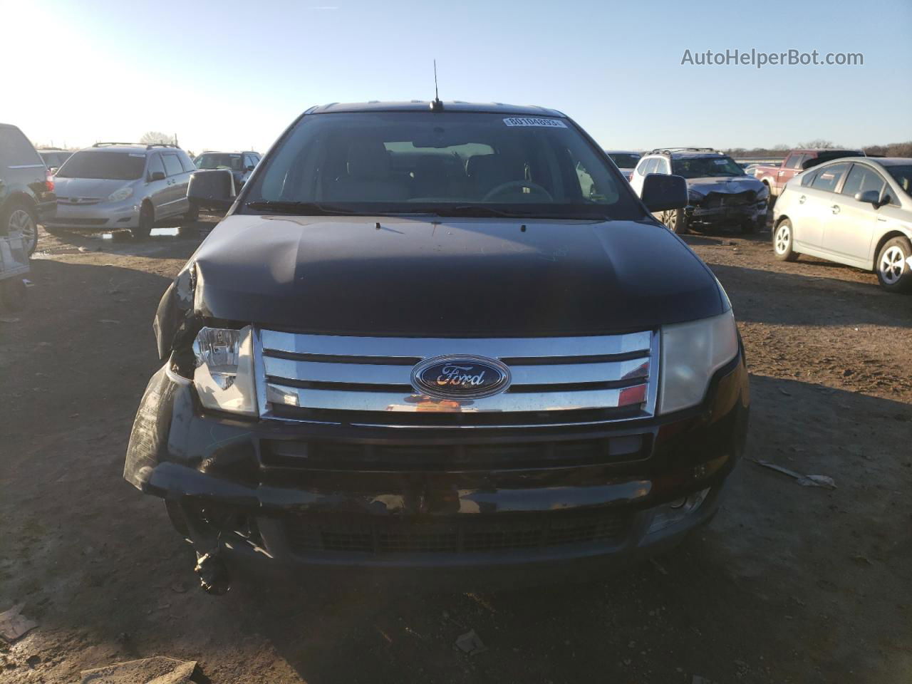 2008 Ford Edge Sel Black vin: 2FMDK38C28BB09433