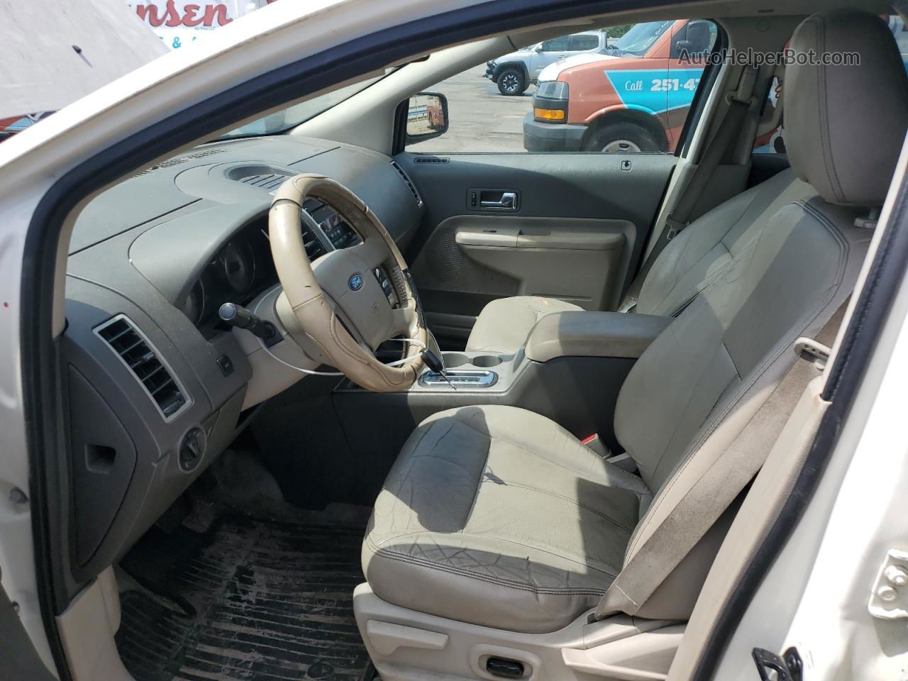 2008 Ford Edge Sel Белый vin: 2FMDK38C28BB47244