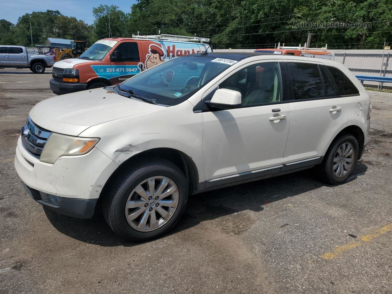 2008 Ford Edge Sel Белый vin: 2FMDK38C28BB47244