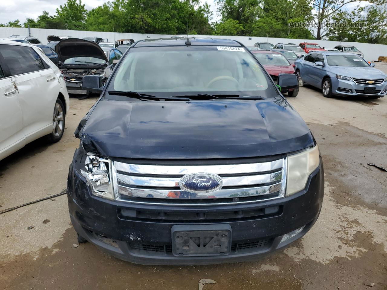 2008 Ford Edge Sel Синий vin: 2FMDK38C28BB48197