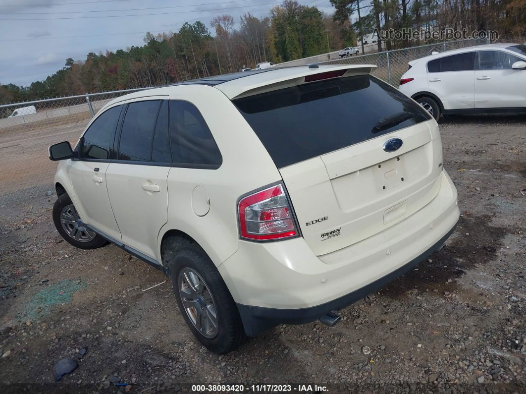 2008 Ford Edge Sel Cream vin: 2FMDK38C38BA62946