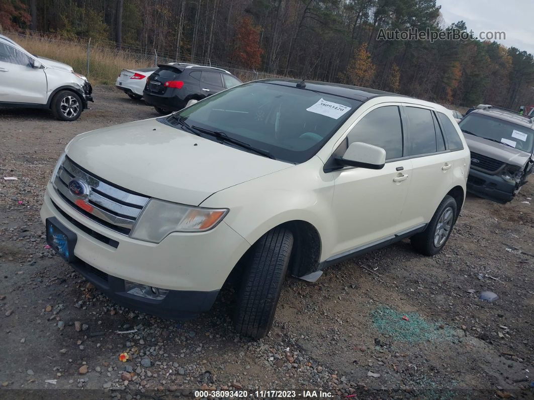 2008 Ford Edge Sel Cream vin: 2FMDK38C38BA62946