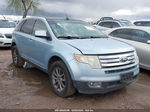 2008 Ford Edge Sel Light Blue vin: 2FMDK38C38BA94098