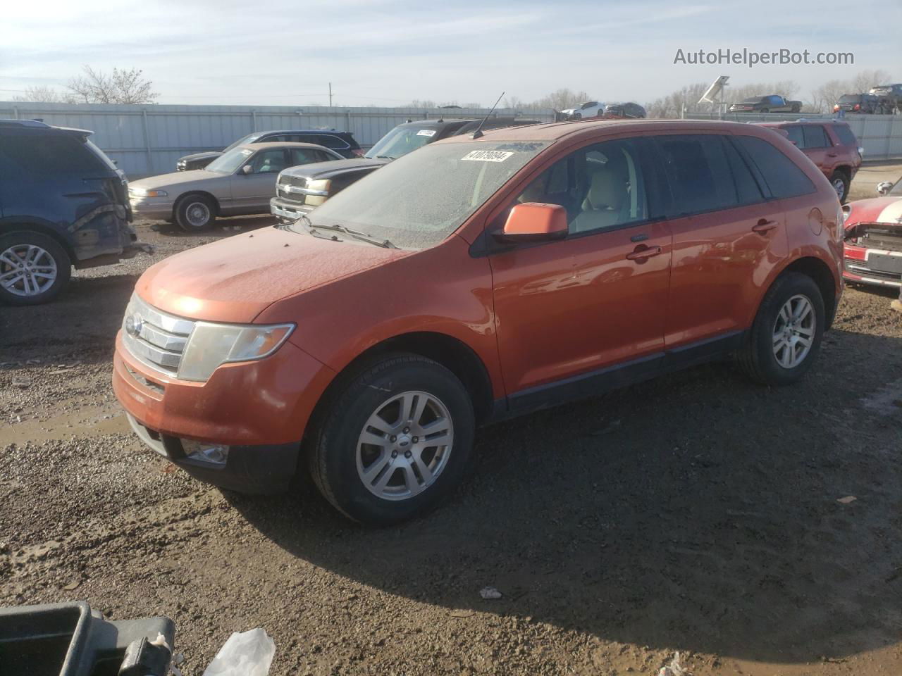 2008 Ford Edge Sel Оранжевый vin: 2FMDK38C48BA58520