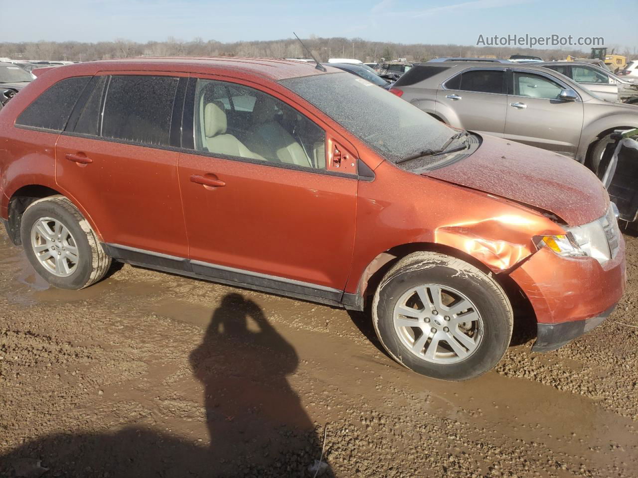 2008 Ford Edge Sel Оранжевый vin: 2FMDK38C48BA58520