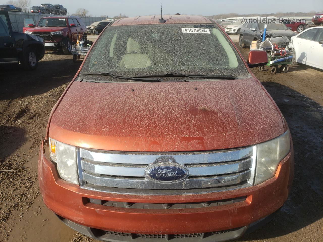 2008 Ford Edge Sel Оранжевый vin: 2FMDK38C48BA58520