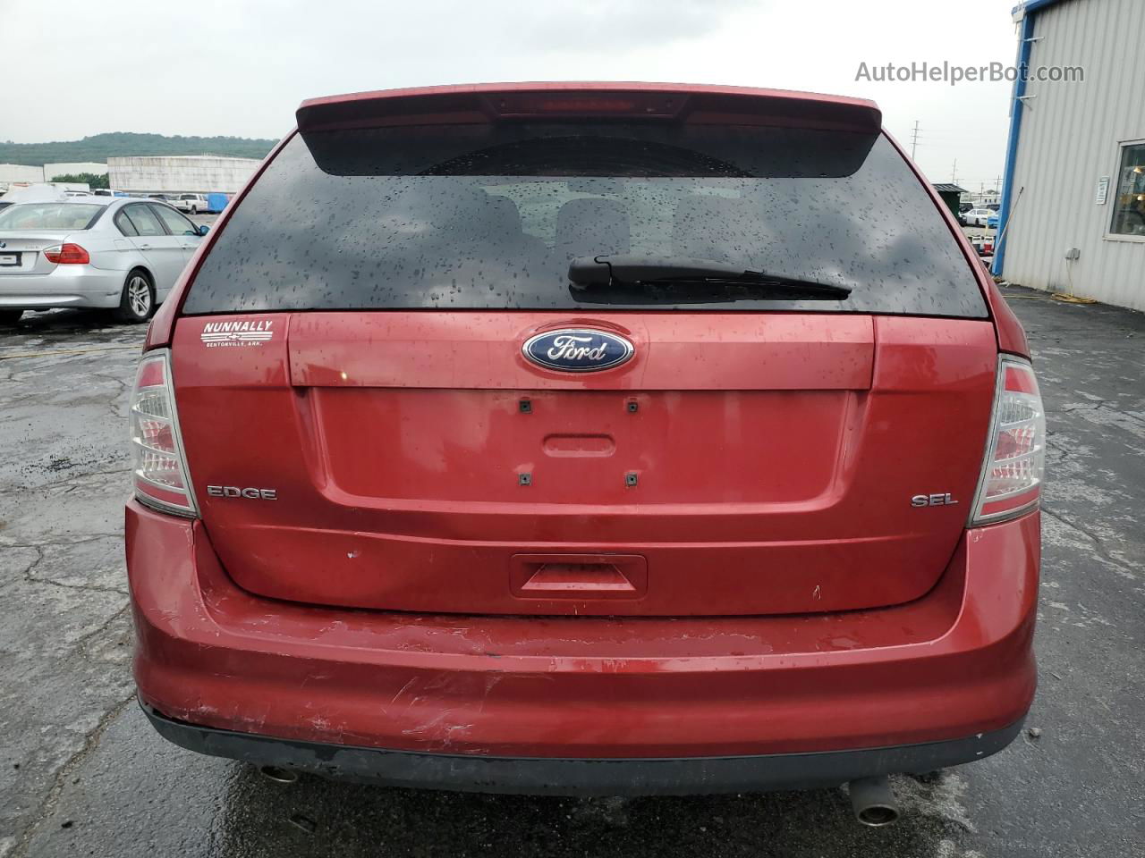 2008 Ford Edge Sel Red vin: 2FMDK38C48BA65970