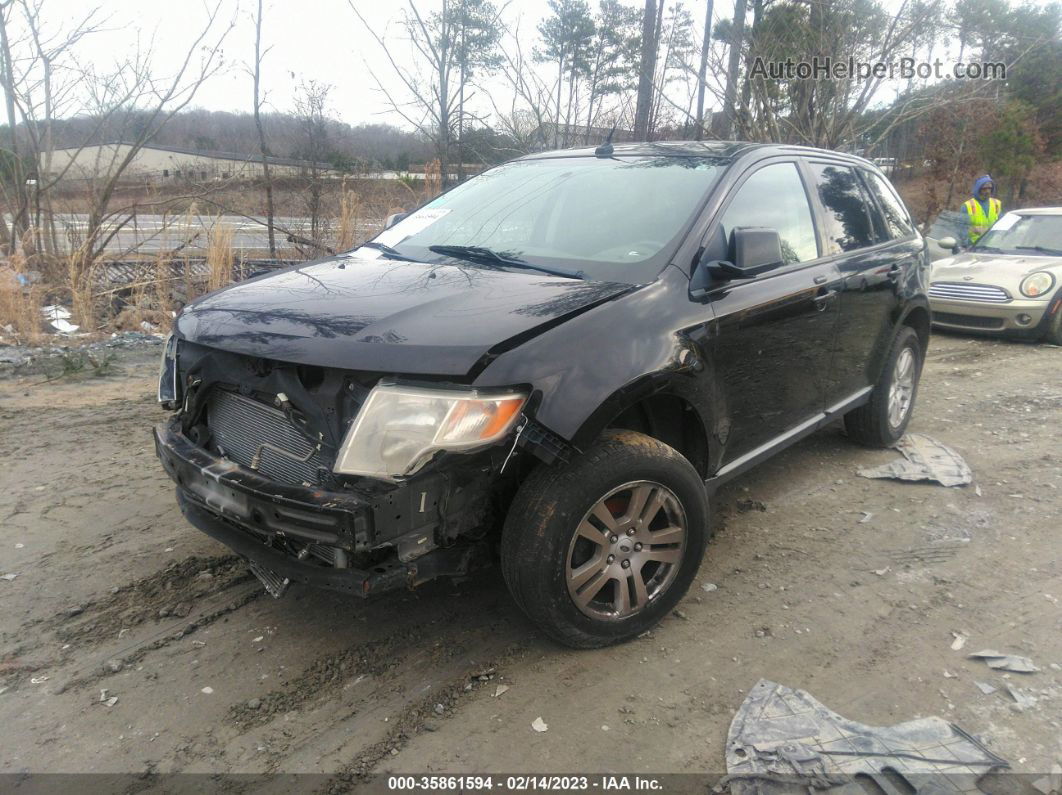 2008 Ford Edge Sel Черный vin: 2FMDK38C48BA80873