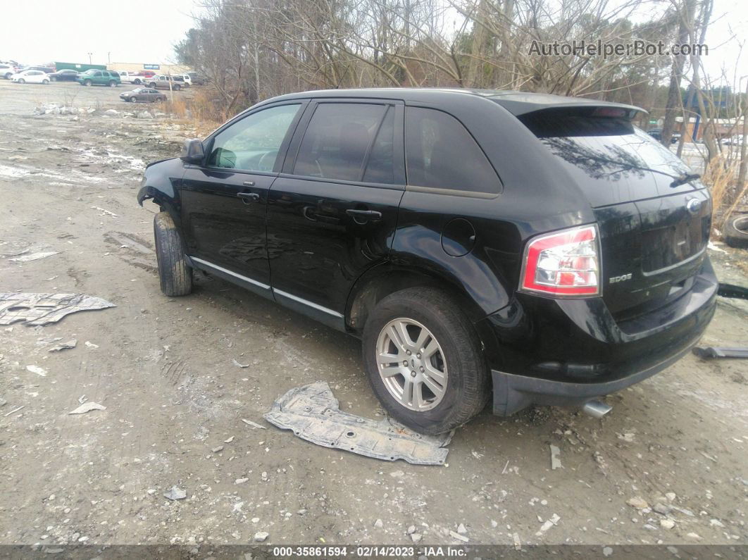 2008 Ford Edge Sel Black vin: 2FMDK38C48BA80873