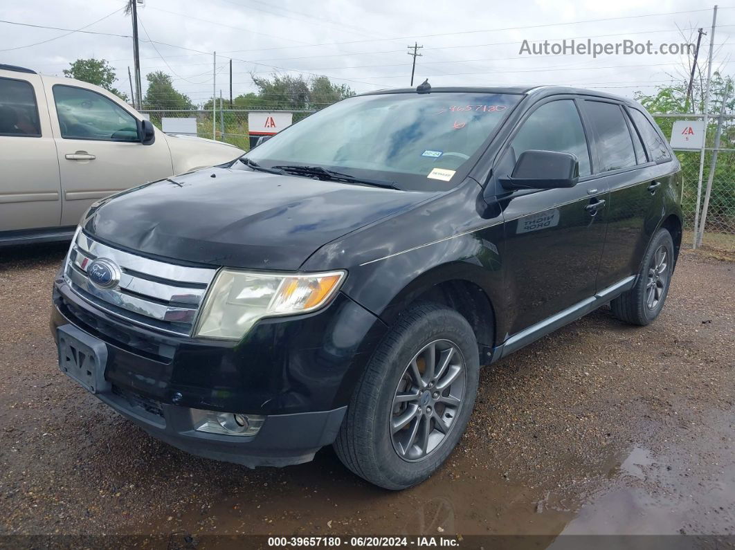 2008 Ford Edge Sel Black vin: 2FMDK38C48BB09546