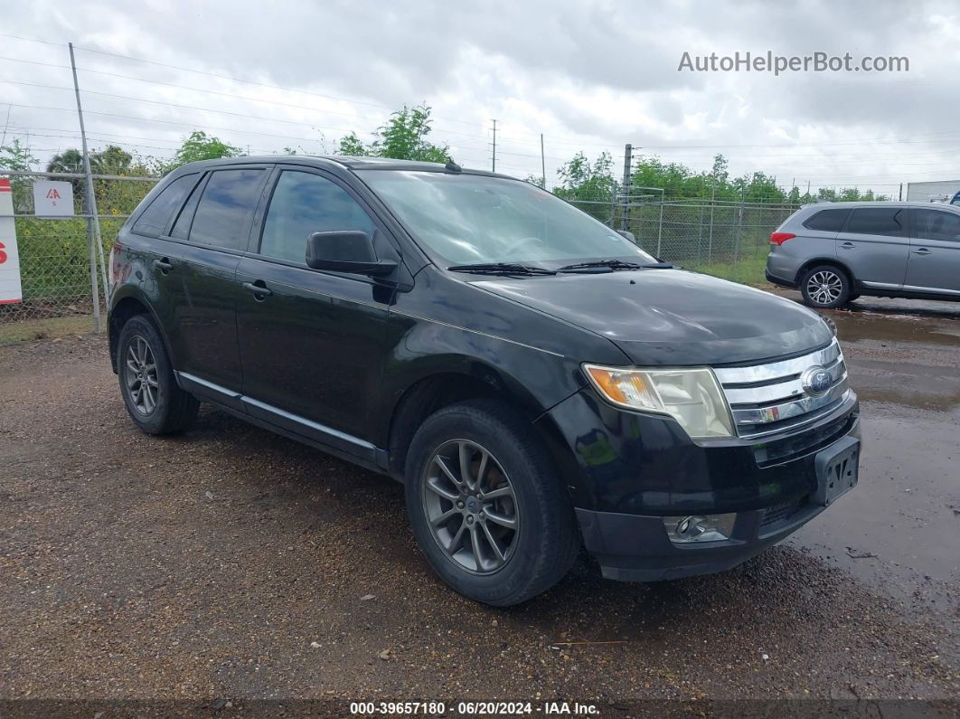 2008 Ford Edge Sel Black vin: 2FMDK38C48BB09546