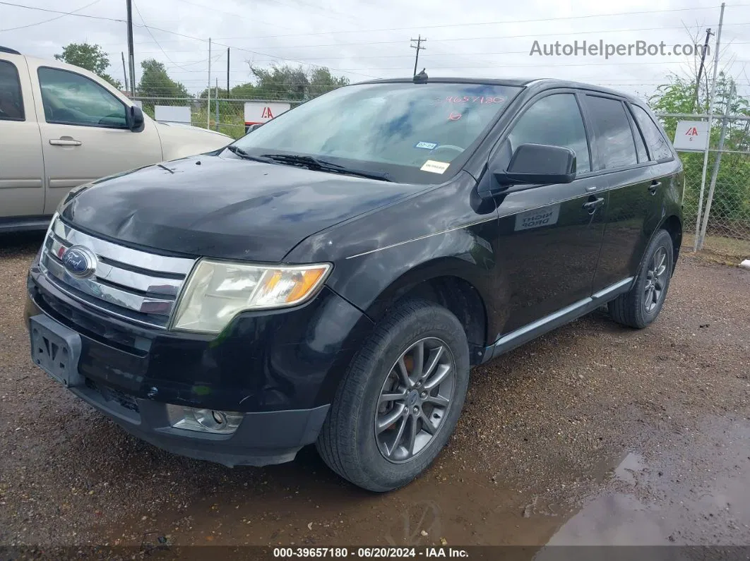 2008 Ford Edge Sel Black vin: 2FMDK38C48BB09546