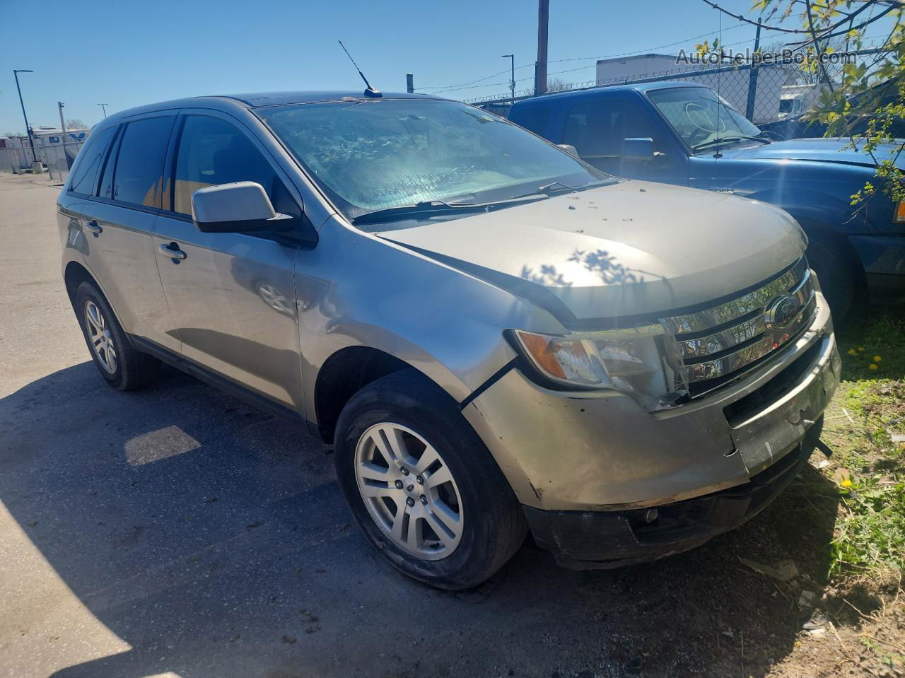 2008 Ford Edge Sel Серый vin: 2FMDK38C48BB43521