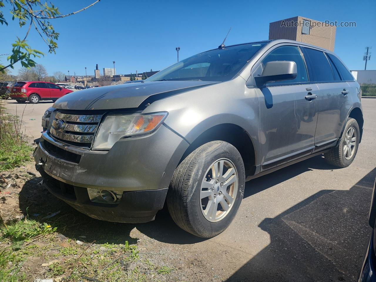 2008 Ford Edge Sel Серый vin: 2FMDK38C48BB43521