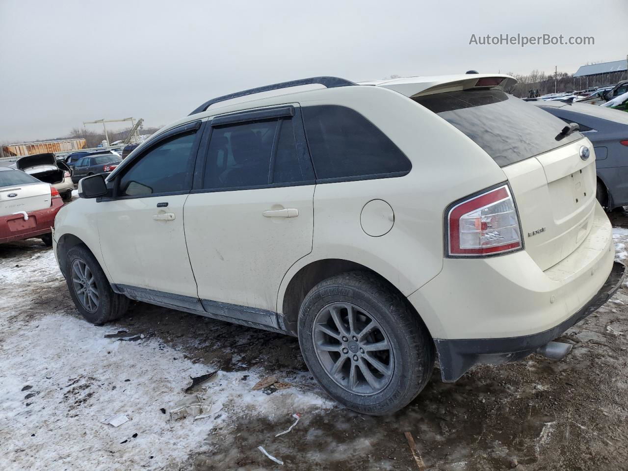 2008 Ford Edge Sel Cream vin: 2FMDK38C48BB45947