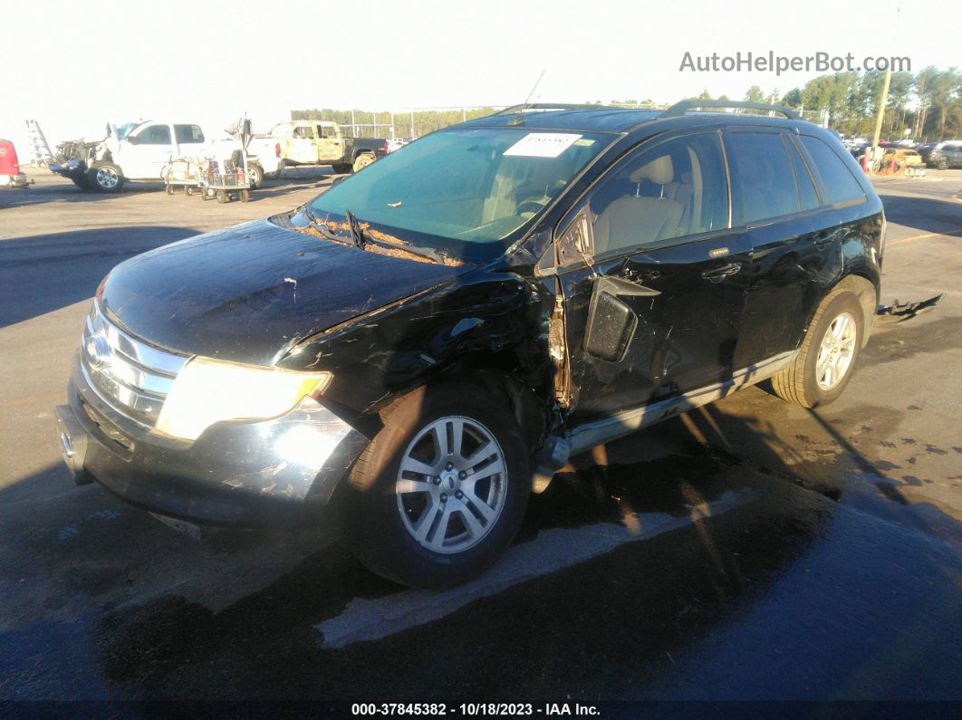 2008 Ford Edge Sel Черный vin: 2FMDK38C58BB21074