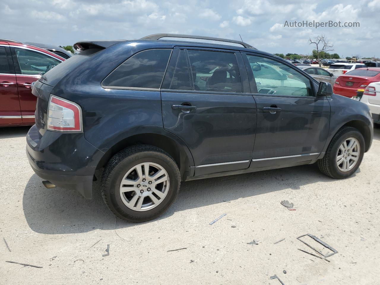 2008 Ford Edge Sel Синий vin: 2FMDK38C68BA18326