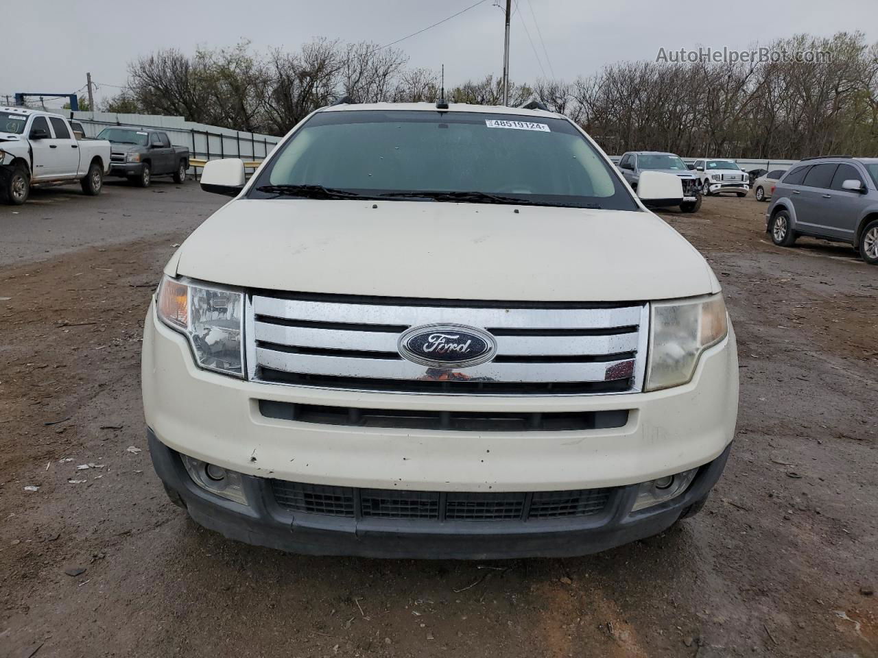 2008 Ford Edge Sel Cream vin: 2FMDK38C68BA22148