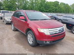 2008 Ford Edge Sel Red vin: 2FMDK38C68BA74198