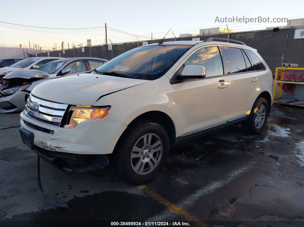 2008 Ford Edge Sel White vin: 2FMDK38C68BA78526