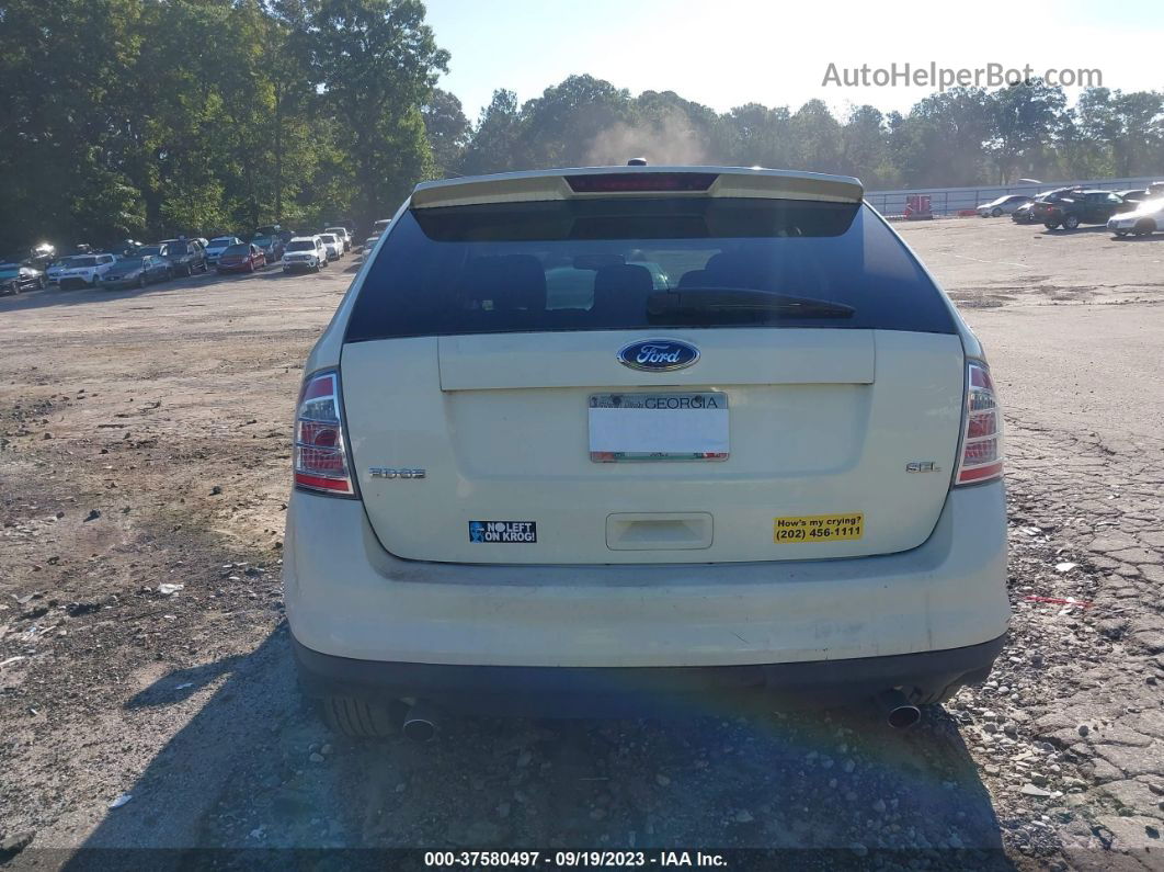 2008 Ford Edge Sel White vin: 2FMDK38C78BA42330