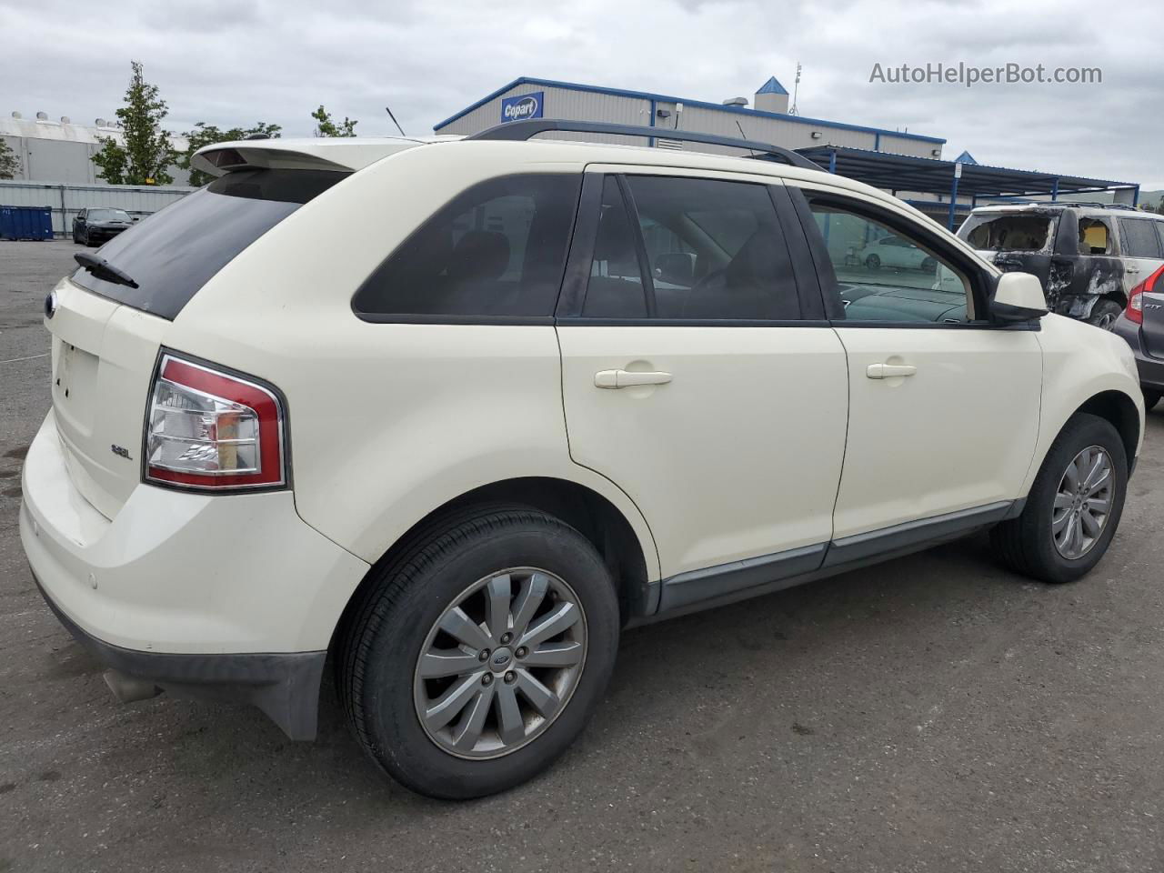 2008 Ford Edge Sel Cream vin: 2FMDK38C78BB08892