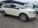 2008 Ford Edge Sel Cream vin: 2FMDK38C78BB08892