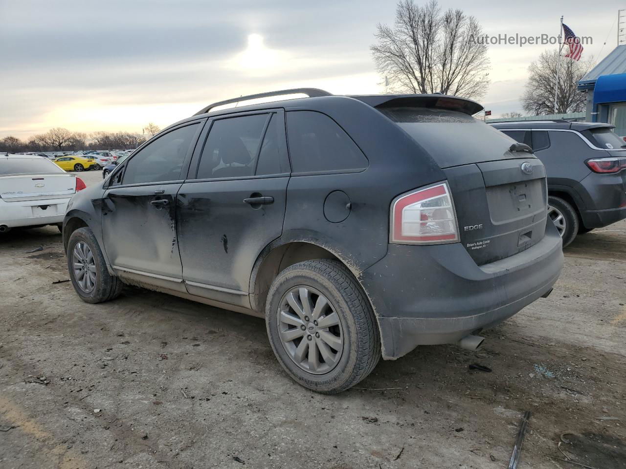 2008 Ford Edge Sel Black vin: 2FMDK38C78BB11016