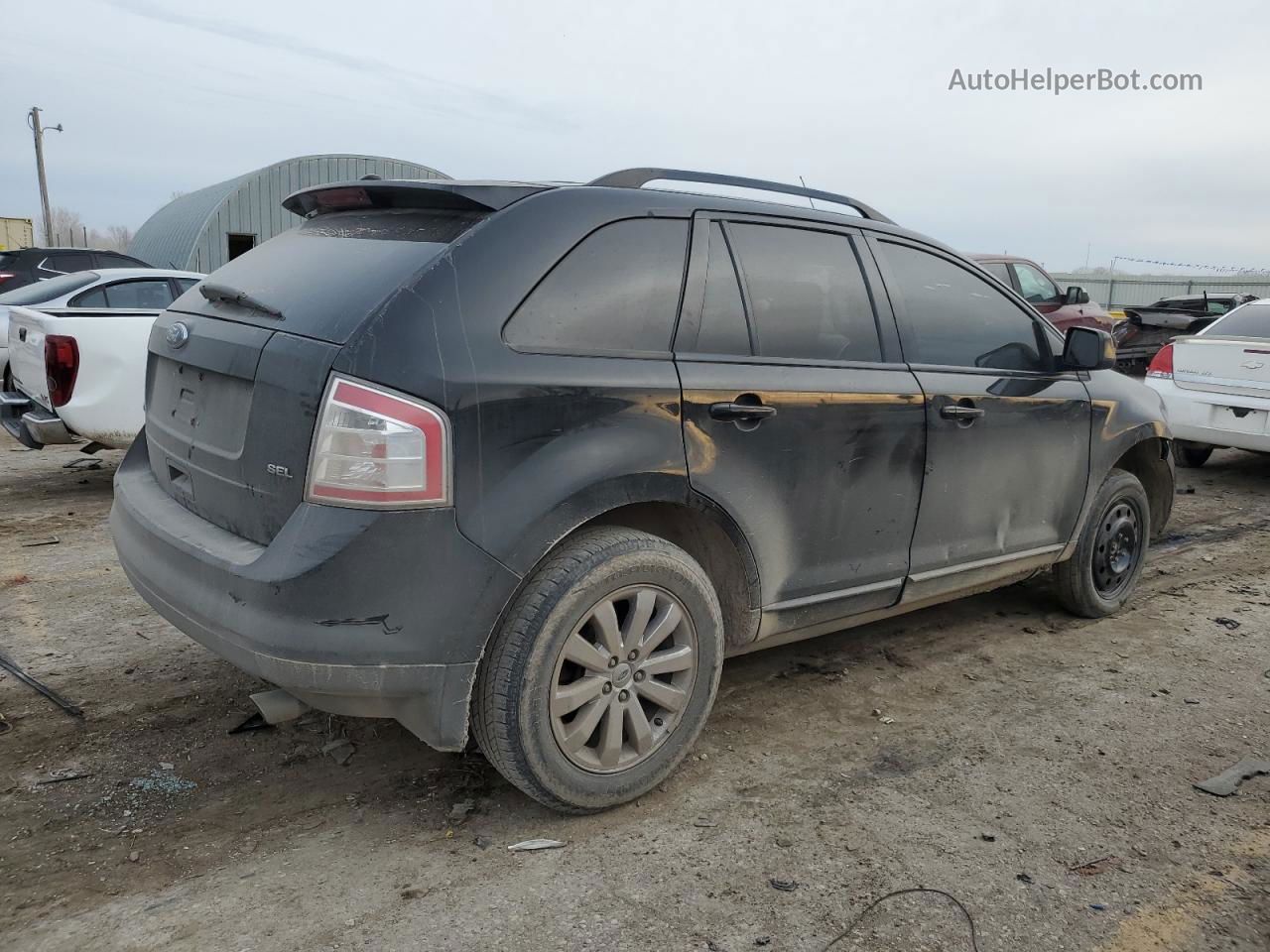 2008 Ford Edge Sel Black vin: 2FMDK38C78BB11016