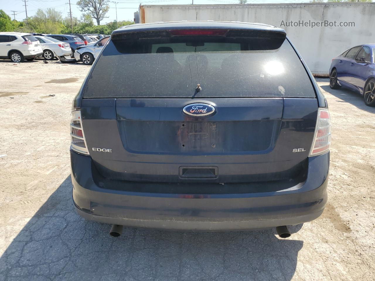 2008 Ford Edge Sel Черный vin: 2FMDK38C88BA28307