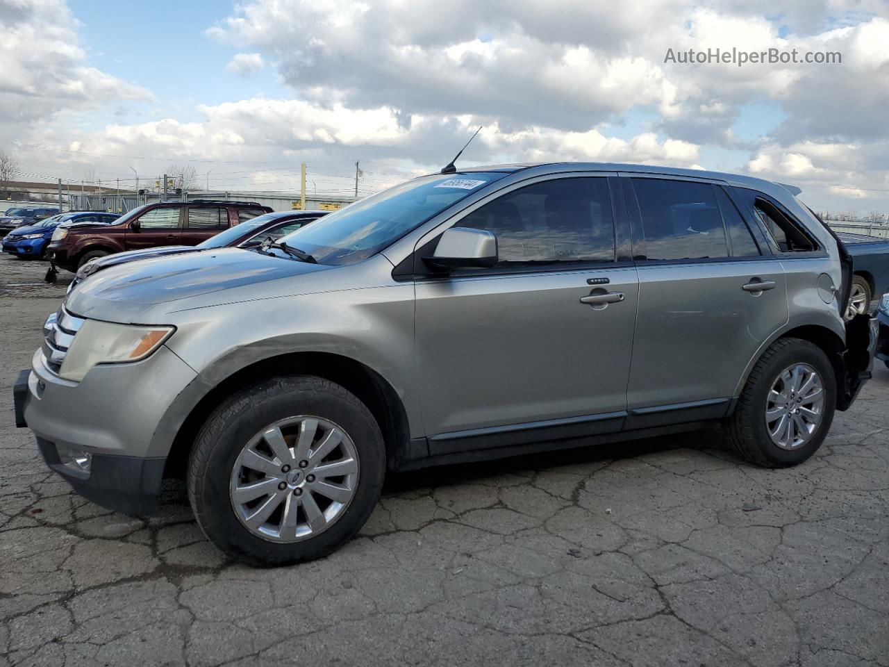 2008 Ford Edge Sel Серый vin: 2FMDK38C88BA46001