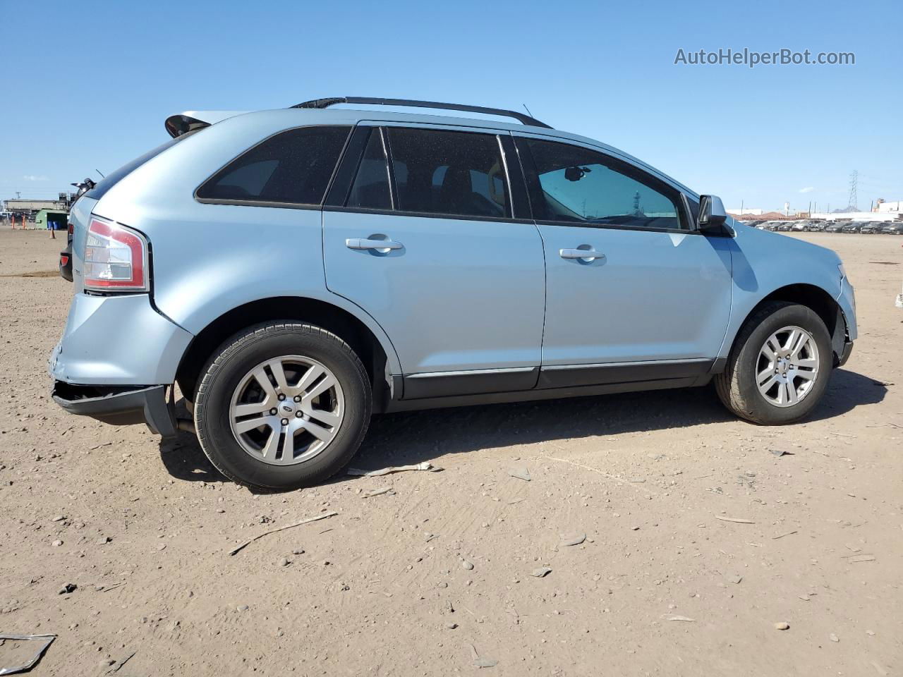 2008 Ford Edge Sel Blue vin: 2FMDK38C98BA71604