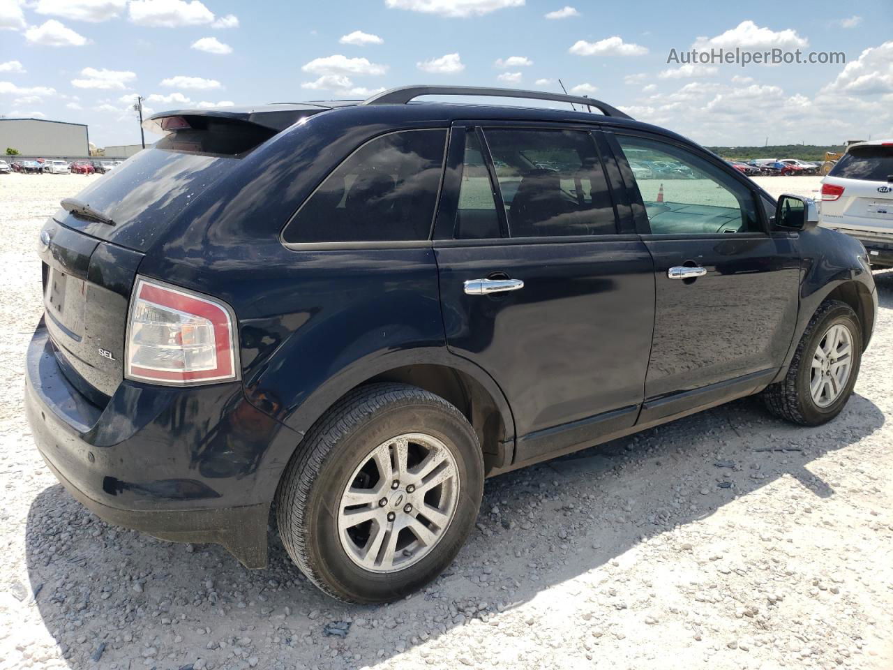 2008 Ford Edge Sel Синий vin: 2FMDK38CX8BA02162