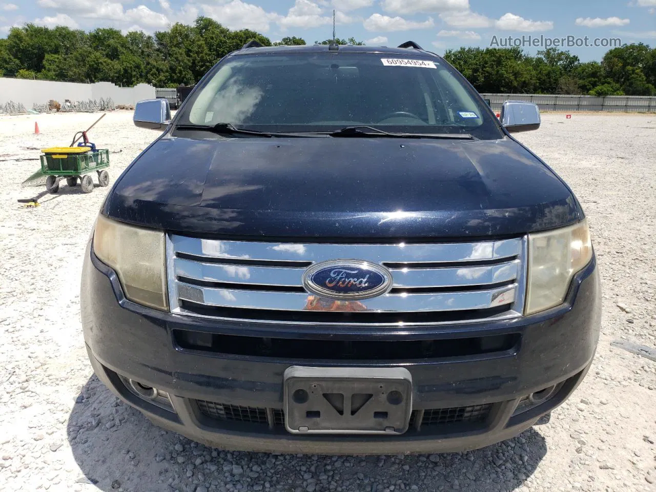 2008 Ford Edge Sel Blue vin: 2FMDK38CX8BA02162