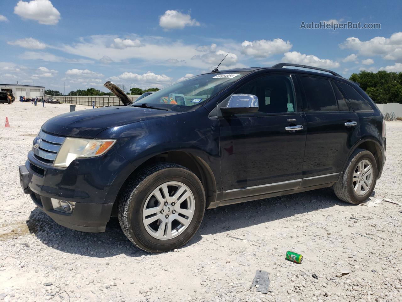 2008 Ford Edge Sel Blue vin: 2FMDK38CX8BA02162