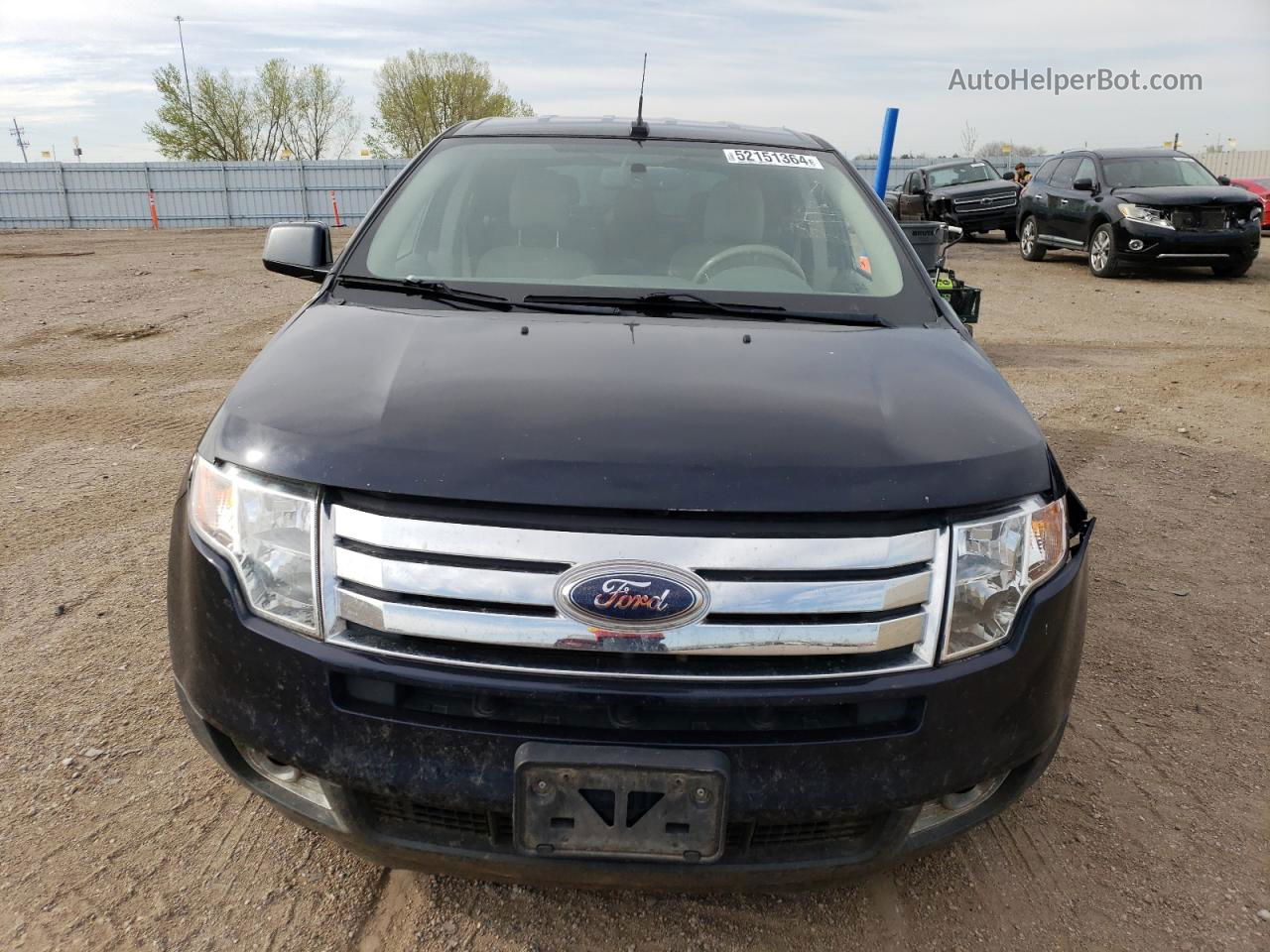 2008 Ford Edge Sel Синий vin: 2FMDK38CX8BA11833