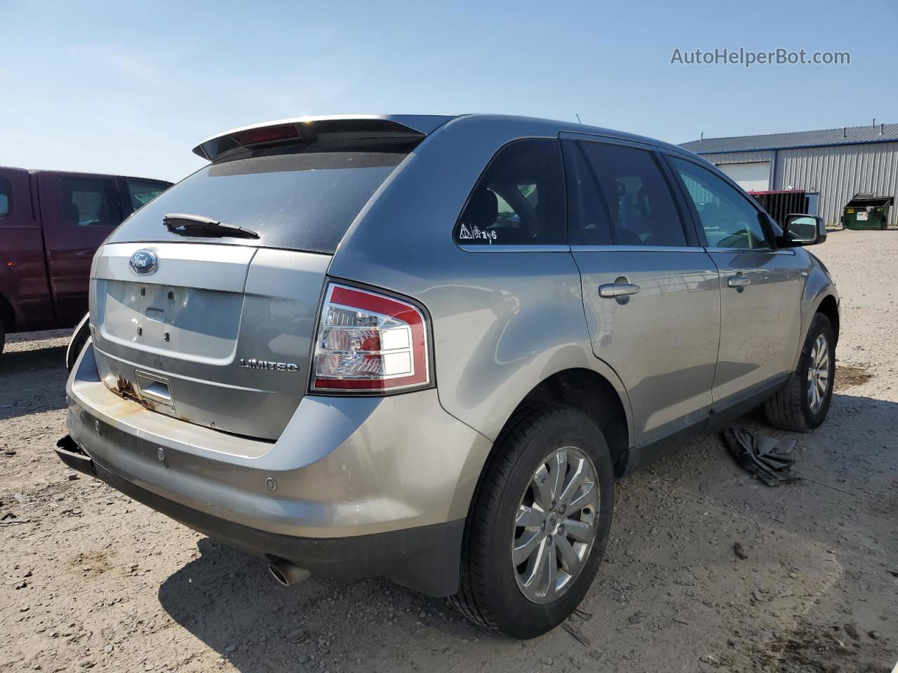 2008 Ford Edge Limited Silver vin: 2FMDK39C08BB13270