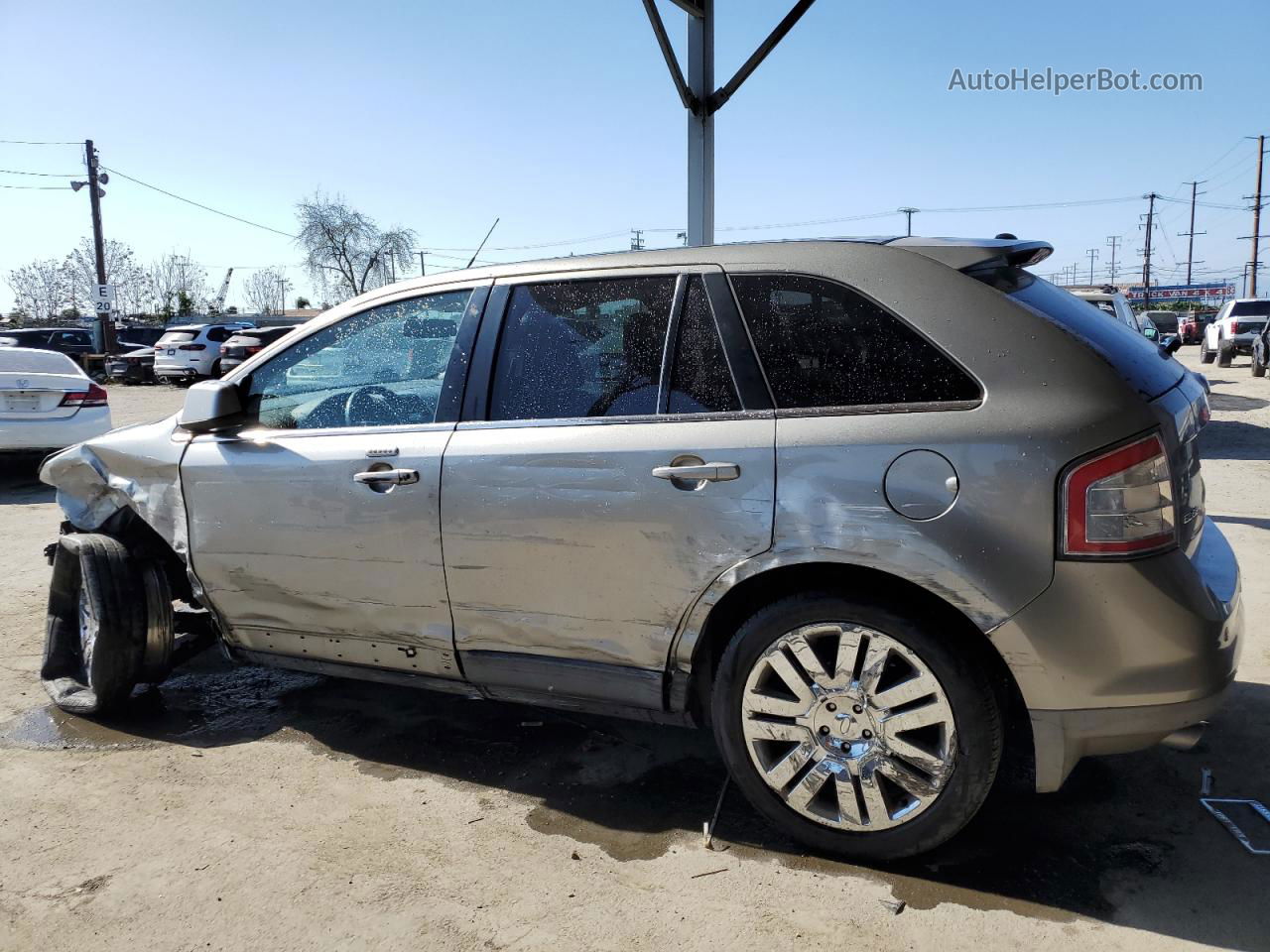 2008 Ford Edge Limited Silver vin: 2FMDK39C08BB42493