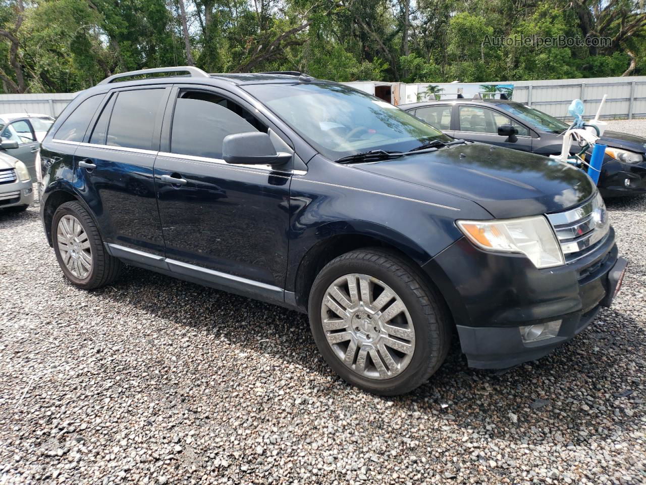 2008 Ford Edge Limited Blue vin: 2FMDK39C18BA83051