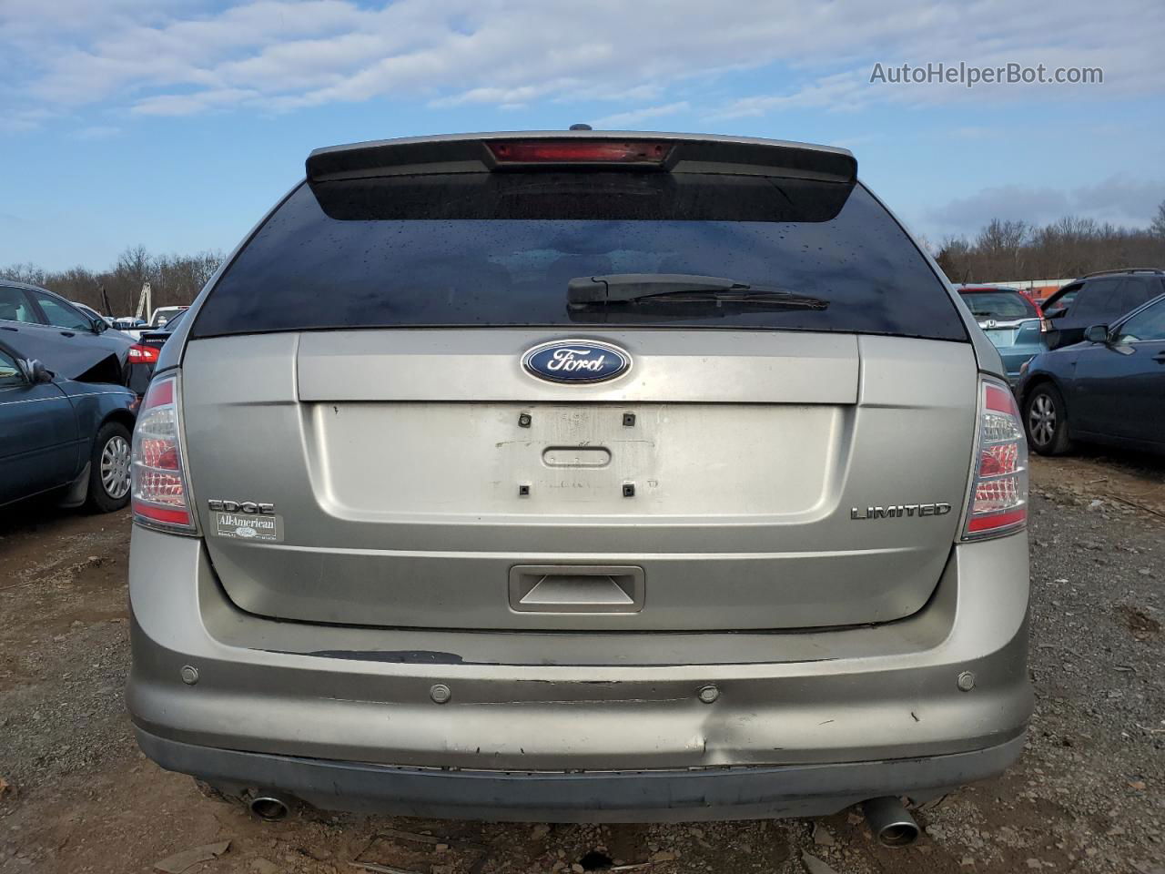 2008 Ford Edge Limited Silver vin: 2FMDK39C18BA83423